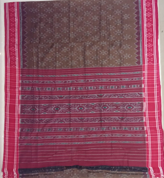 Odisha handloom floral cotton bandha nuapatna traditional handwoven saree
