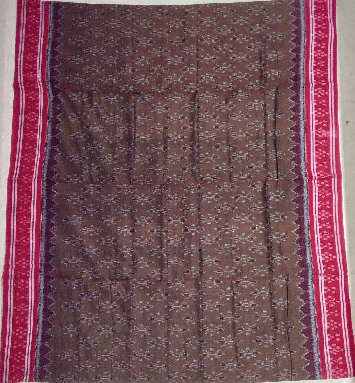 Odisha handloom floral cotton bandha nuapatna traditional handwoven saree