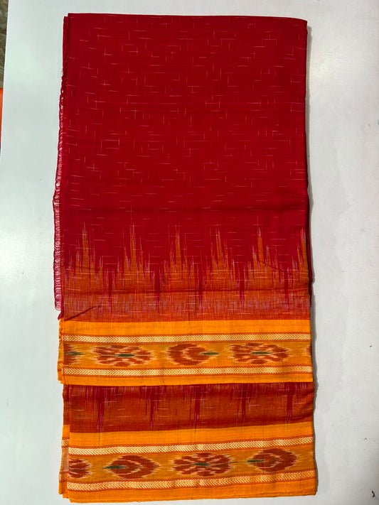 Odisha Handloom Maniabandha Pure Cotton Jharana Saree for women