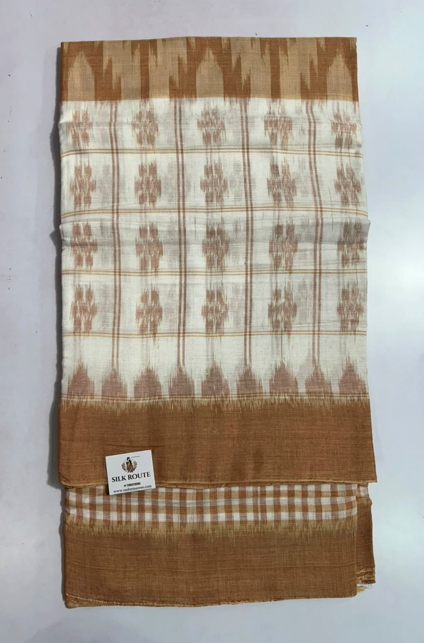 Odisha Handloom Unique Design New Nuapatna half half  Cotton Saree for Teachers