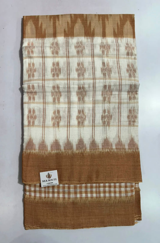 Odisha Handloom Unique Design New Nuapatna half half  Cotton Saree for Teachers