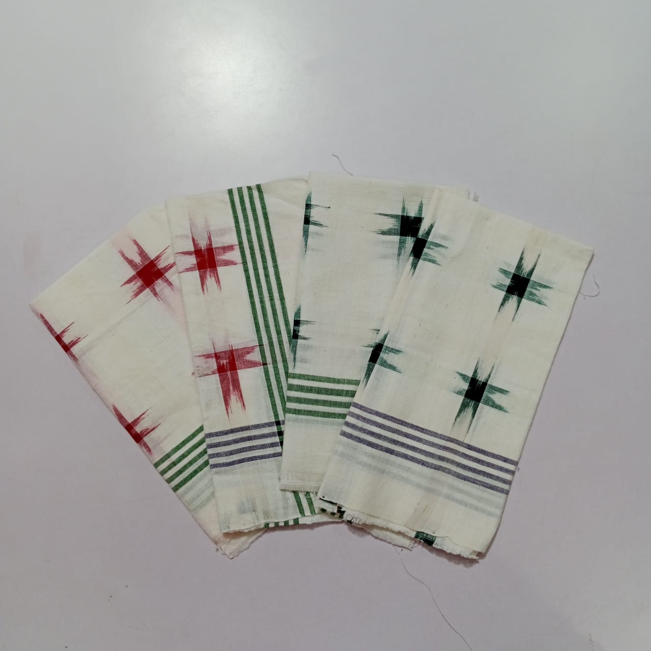 Odisha handloom sambalpuri pure cotton handkerchief set