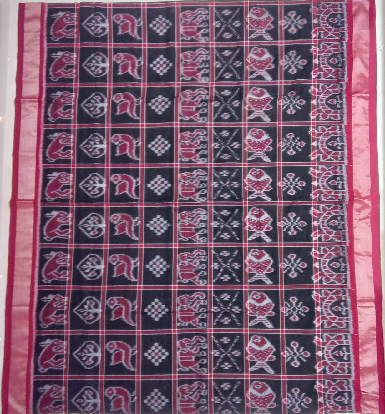 Odisha Handloom New Maniabandha Casual Cotton bandha Saree | Nabakothi