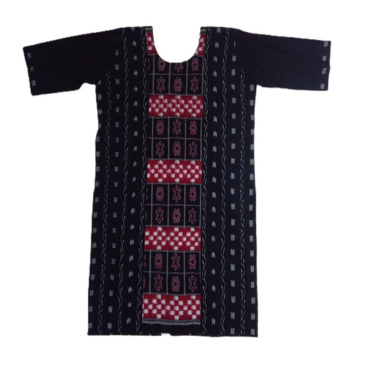 Odisha Handloom Sambalpuri Ikkat Ready Made Kurti Dress for Girls