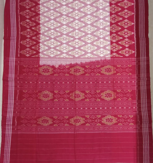 Odisha Handloom Sambalpuri Bomkai embroidery Design cotton sarees