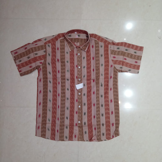 Odisha Handloom Pure Cotton Half Shirt for Men