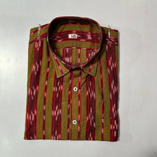 Odisha Sambalpuri handloom cotton shirt for men for office and daily use