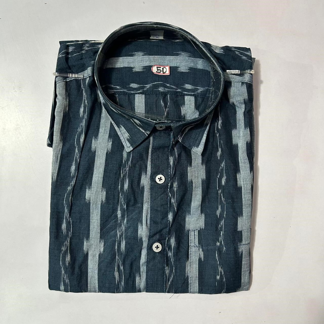 Odisha Sambalpuri cotton ikat handloom shirt for men – party wear style.