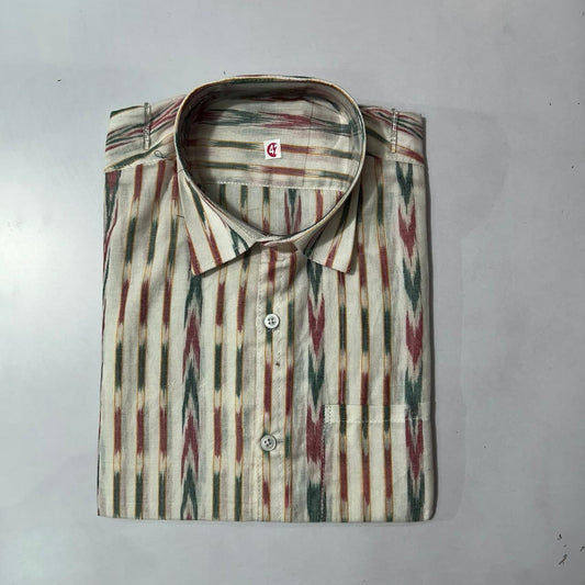 Buy Odisha handloom sambalpuri pure cotton boys half shirt for dance functions