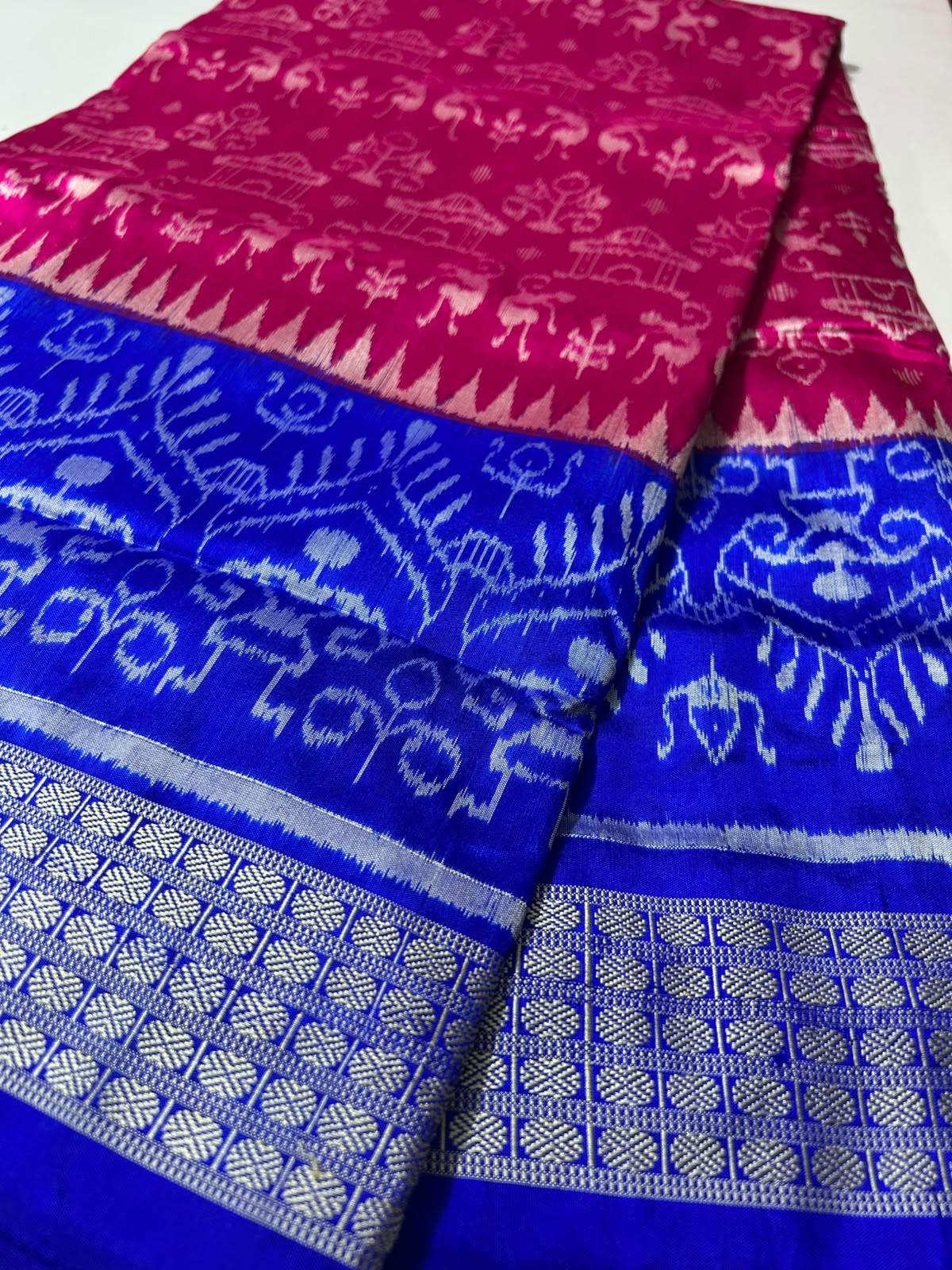 Odisha Bomkai Silk Pure handloom Special design Saree for Wedding Party Wear