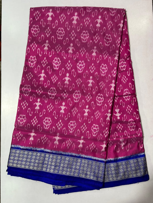 Order New Design Sambalpuri Saree made on Pure Silk from Odisha handloom weavers