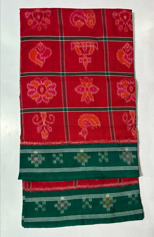 Odisha Handloom New Maniabandha Casual Cotton bandha Saree | Nabakothi