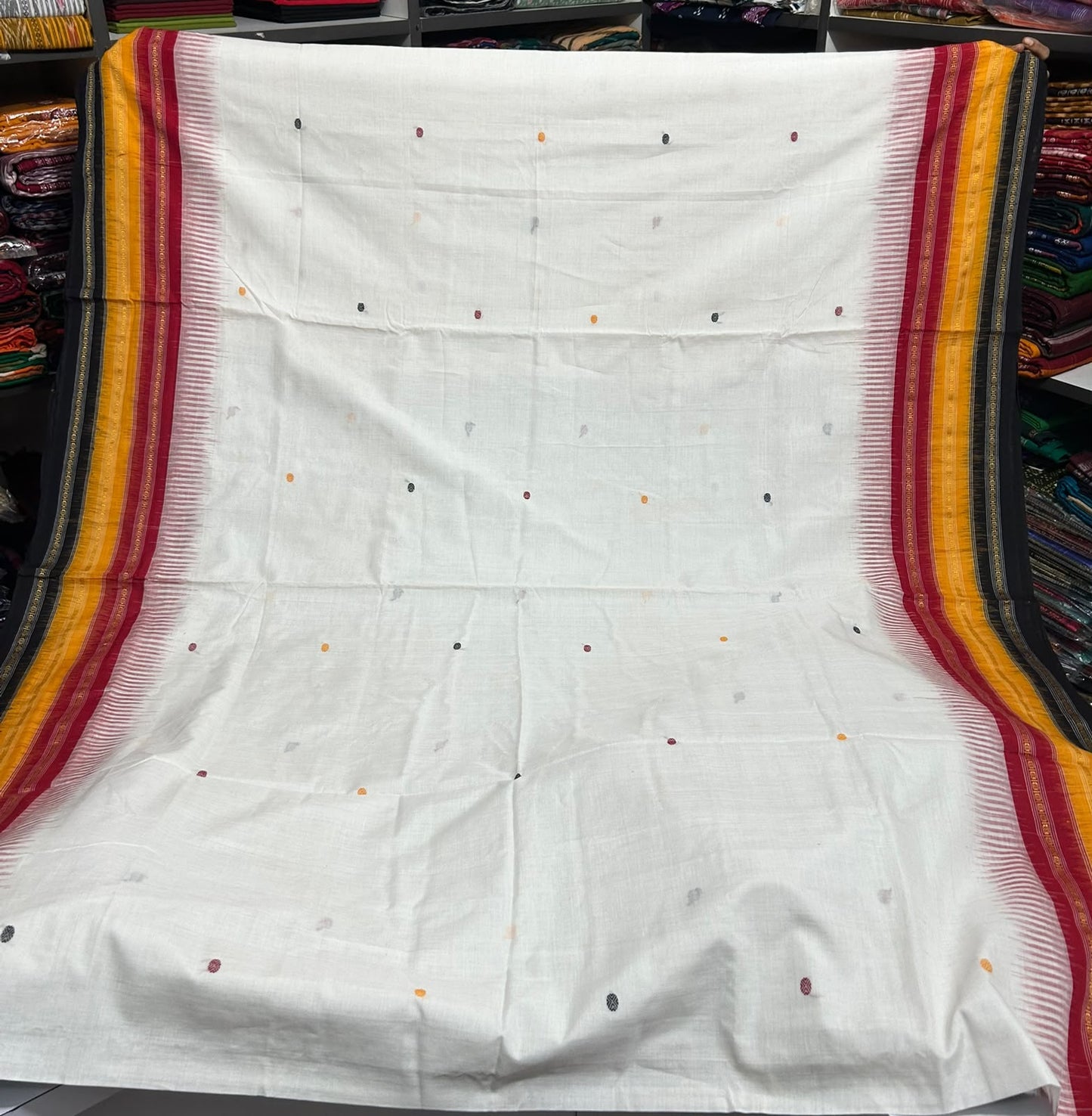 Odisha Handloom Pure cotton Nuapatna Kathifera design Ikat Cotton Saree