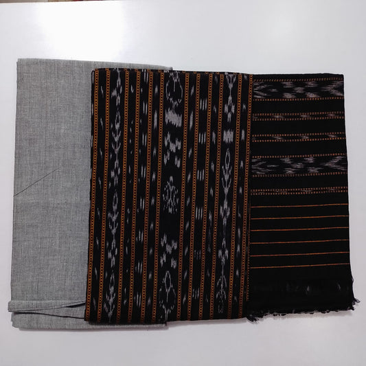 Odisha Handloom Ikat cotton dress set | Unstitched EmbroideryDesign