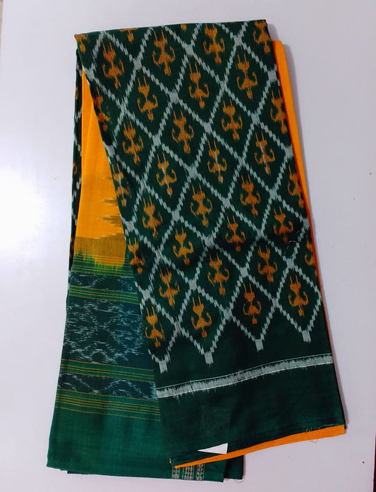 Odisha Handloom Sambalpuri Unstitched Ikkat Dress material Set