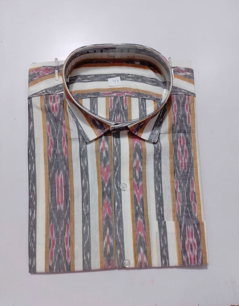 Odisha Handloom Ikat Cotton Shirt for Men for Everyday Wear at best price.
