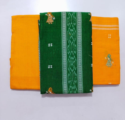 Maniabandha handloom patchwork pure cotton odisha dress set best for girls