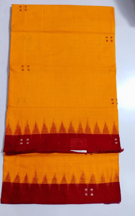 Odisha Handloom Nuapatna multi color ikkat Ekphulia cotton saree for office
