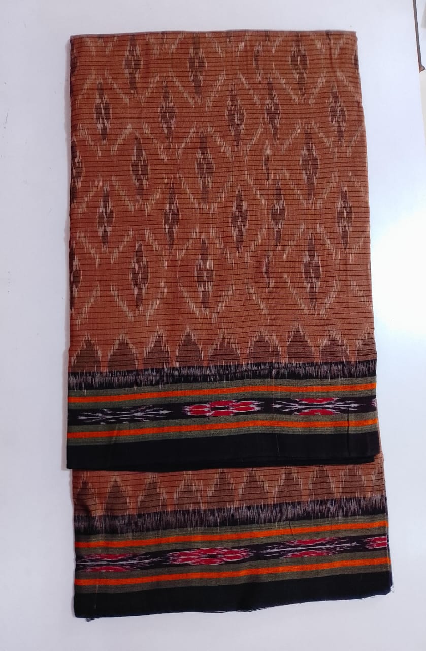 Odisha Ikkat Cotton Nuapatna Famous handloom Saree with special motifs
