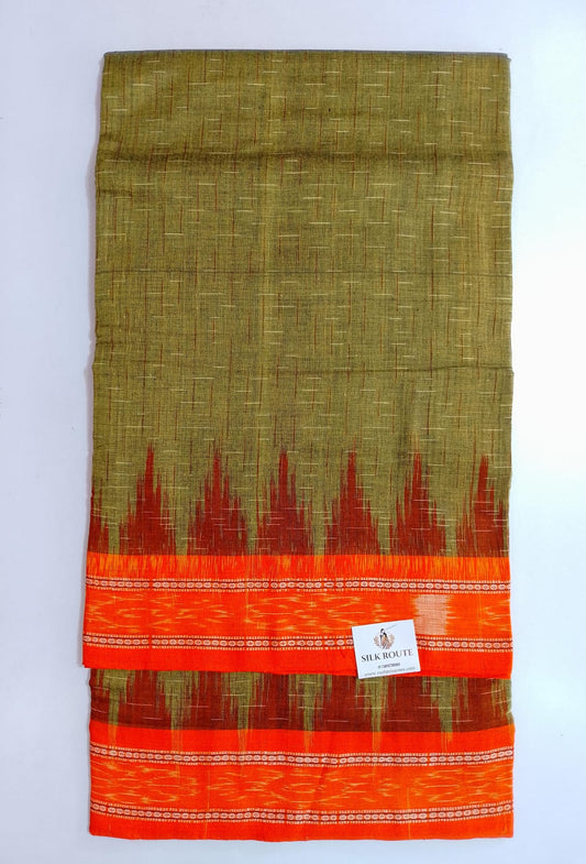 Buy Odisha Handloom Maniabandha Pure Cotton handloom jharana Saree for Summer Season