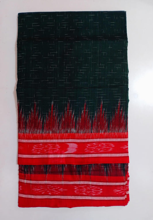 Trending Odisha Cotton handloom Jharana designs Saree for Grand Mother