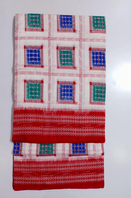 Odisha Handloom Pure Cotton Sambalpuri Ashwini Saree | Shop at Best Price