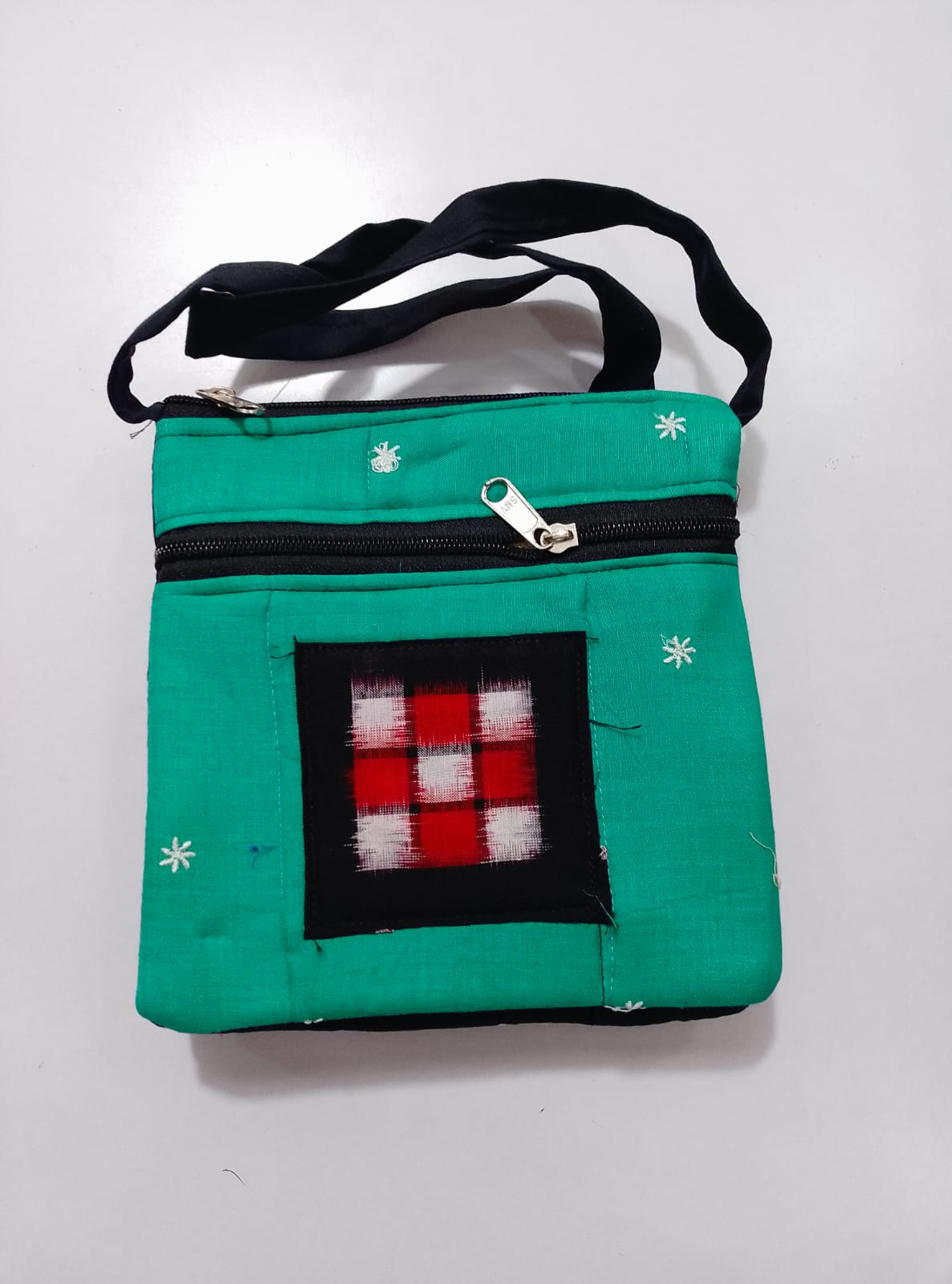 Traditional Odisha sambalpuri ikat cotton handloom bag purse for women at best price
