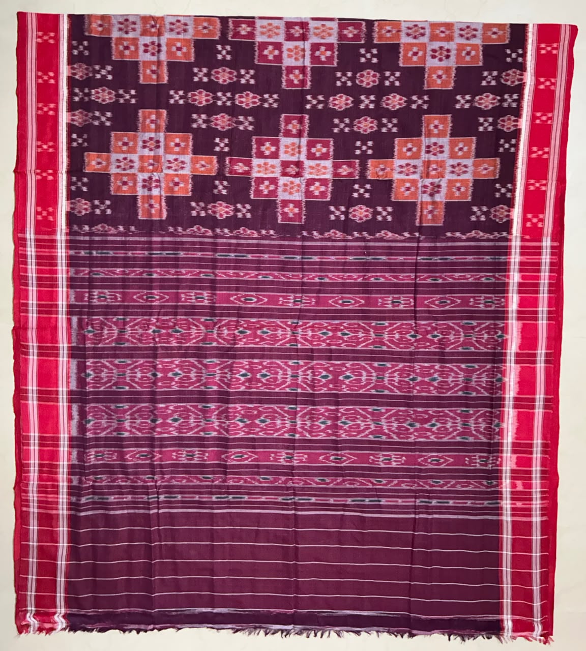 Odisha Handloom nuapatna best cotton saree with new motif design