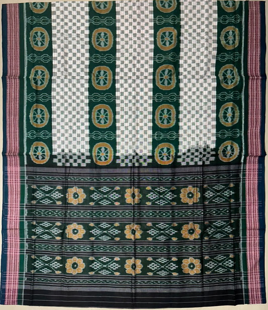 Odisha Handloom Pasapalli unique design bichitrapuri style cotton saree