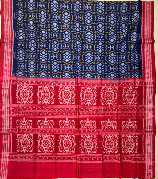 Odisha handloom Sambalpuri Sustainable Style Pure Cotton Saree