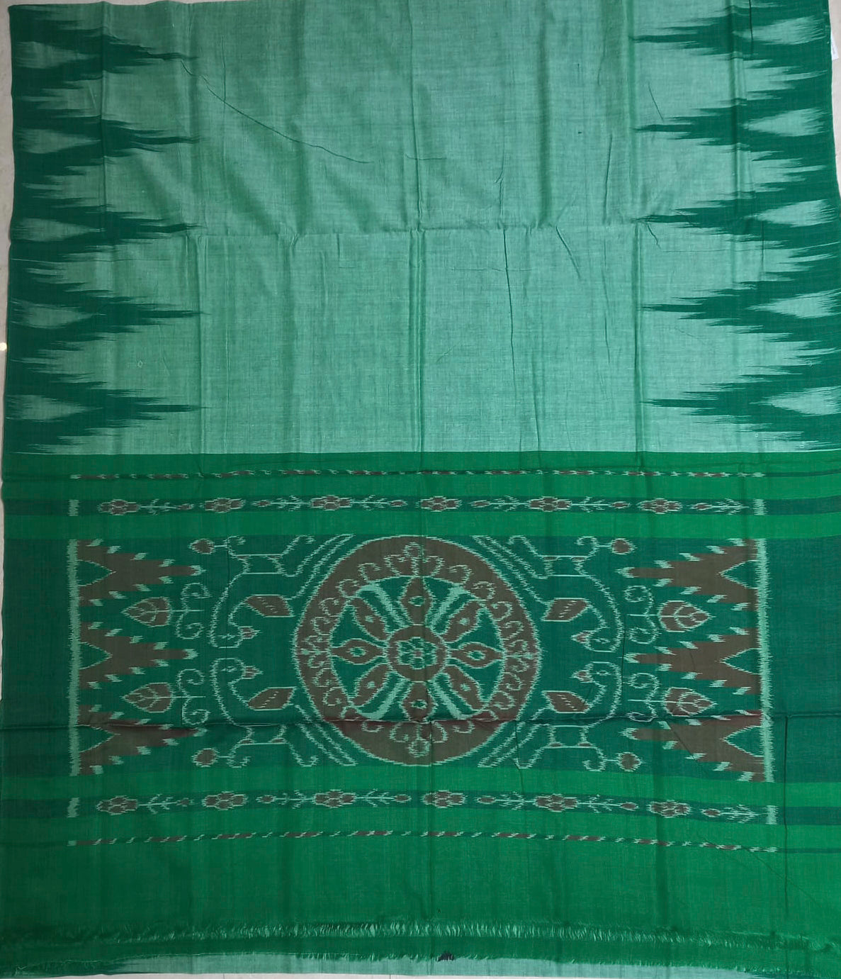 Ikat handloom Cotton Saree Shopping:  Kargil Design from Nuapatna Odisha