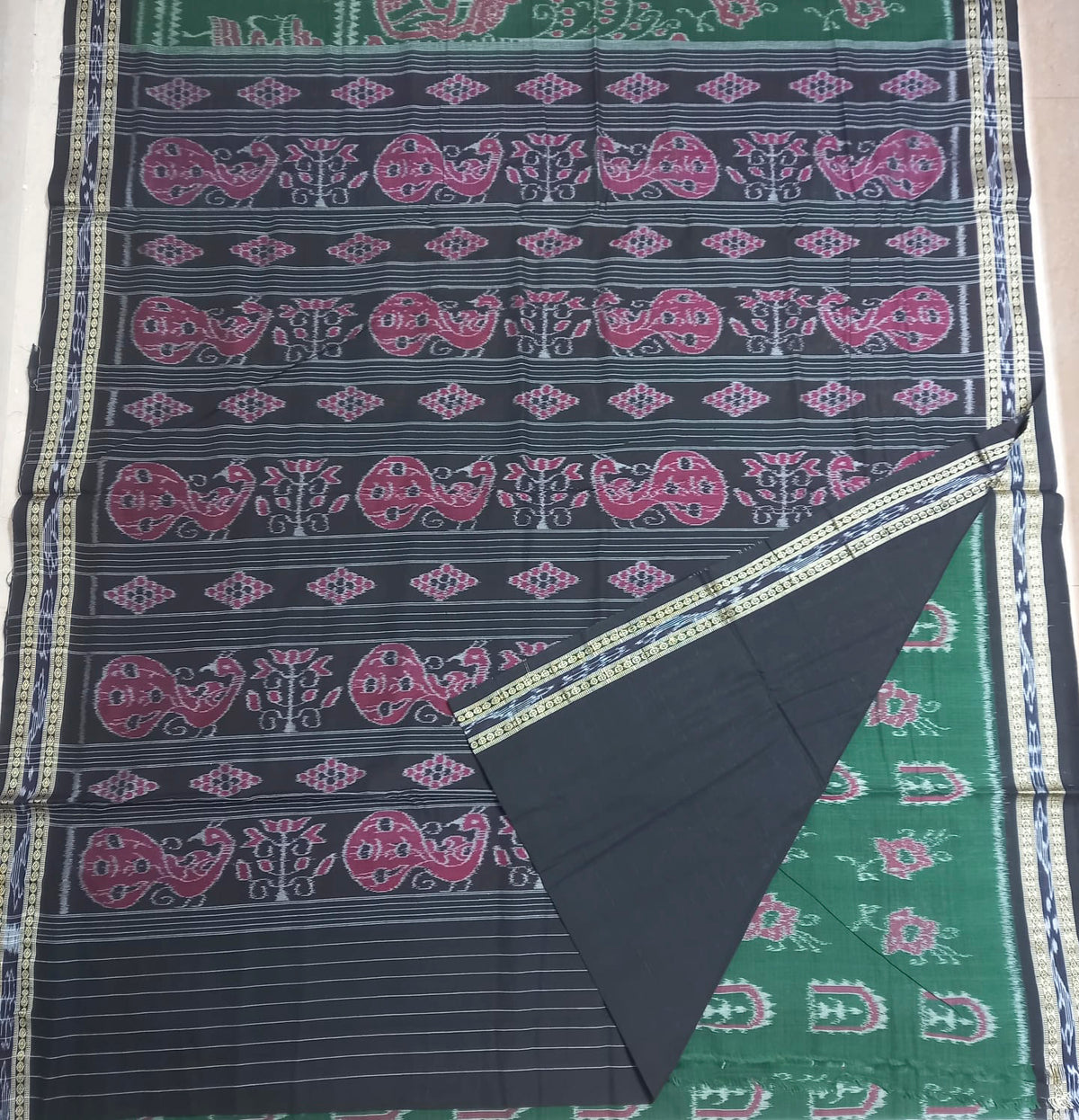 Maniabandhi Cotton Saree | Buy from Master Weavers from Odisha Handloom Collection