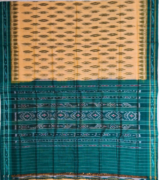 Maniabandha design Pure cotton body bandha handloom saree from Odisha