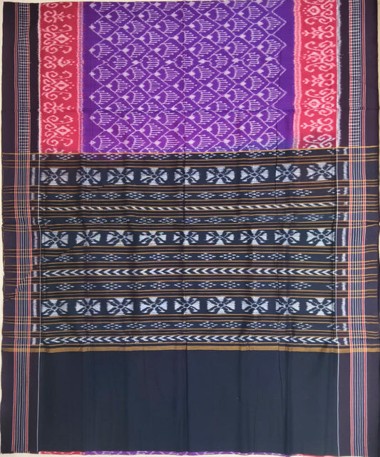 New Style Bargarh Handloom Work Odisha Handmade Bandha Sambalpuri Cotton Saree