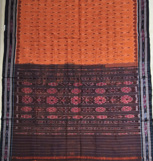 Odisha handloom Bomkai Design Sonepuri Cotton Sambalpuri Saree