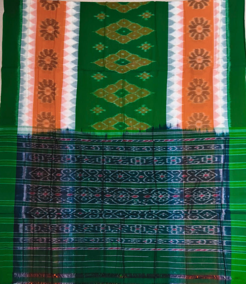 Odisha Handloom Nuapatna Cotton Saree with best thread with bandha design