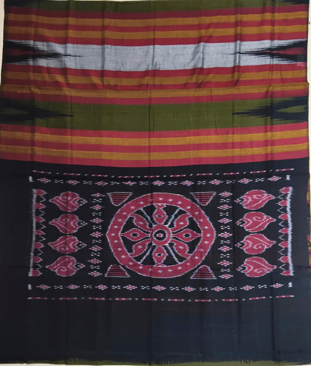 Odisha Handloom big kumbha design kargil cotton saree for casual wear