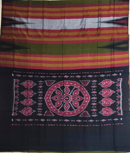 Odisha Handloom big kumbha design kargil cotton saree for casual wear