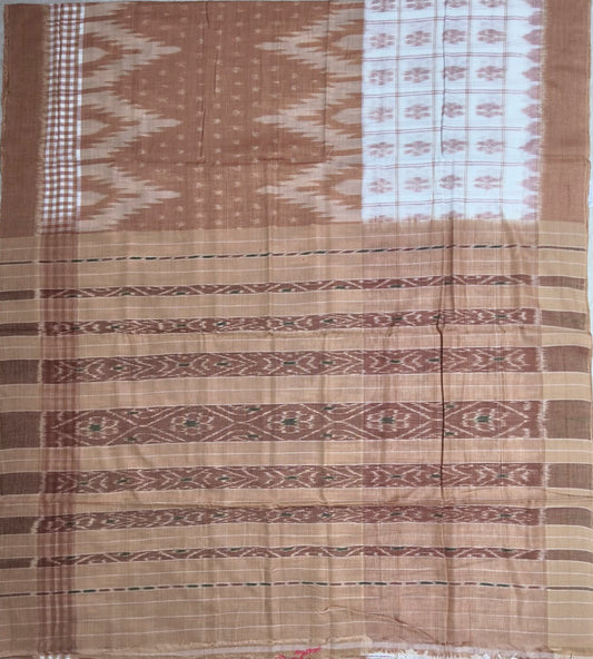 Odisha Handloom Unique Design New Nuapatna half half  Cotton Saree for Teachers