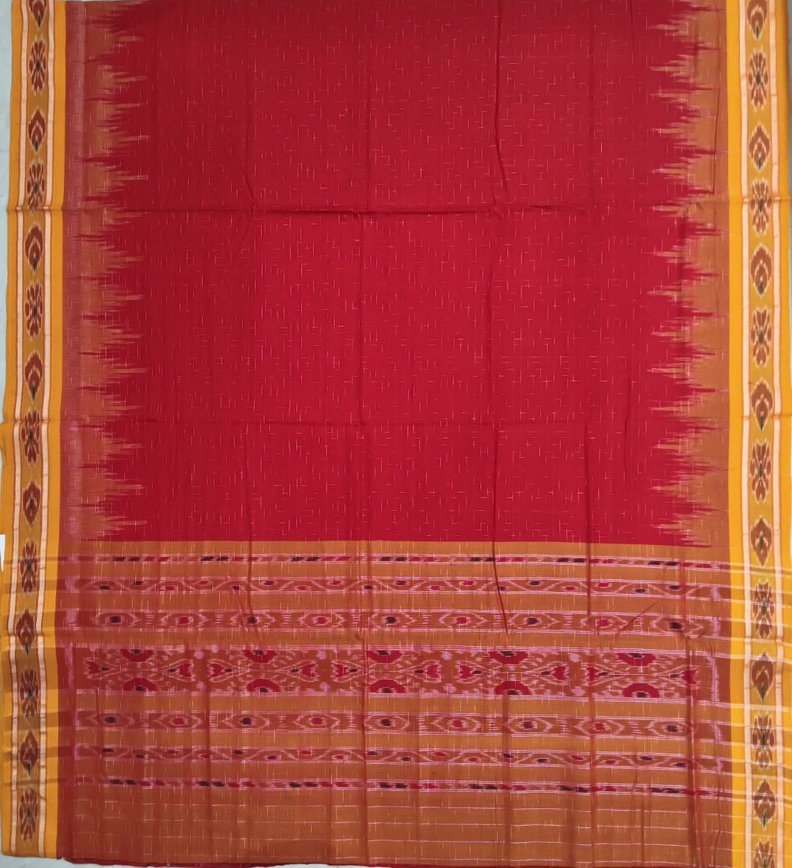 Odisha Handloom Maniabandha Pure Cotton Jharana Saree for women