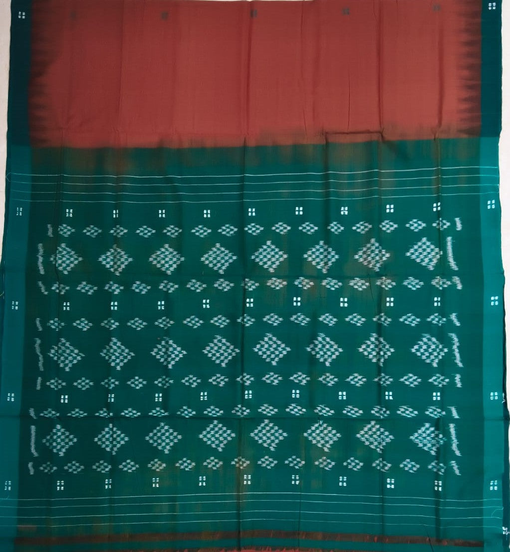 Shop Pure Cotton Nuapatna Odisha Handloom ekphulia Saree from weavers at discounted prices