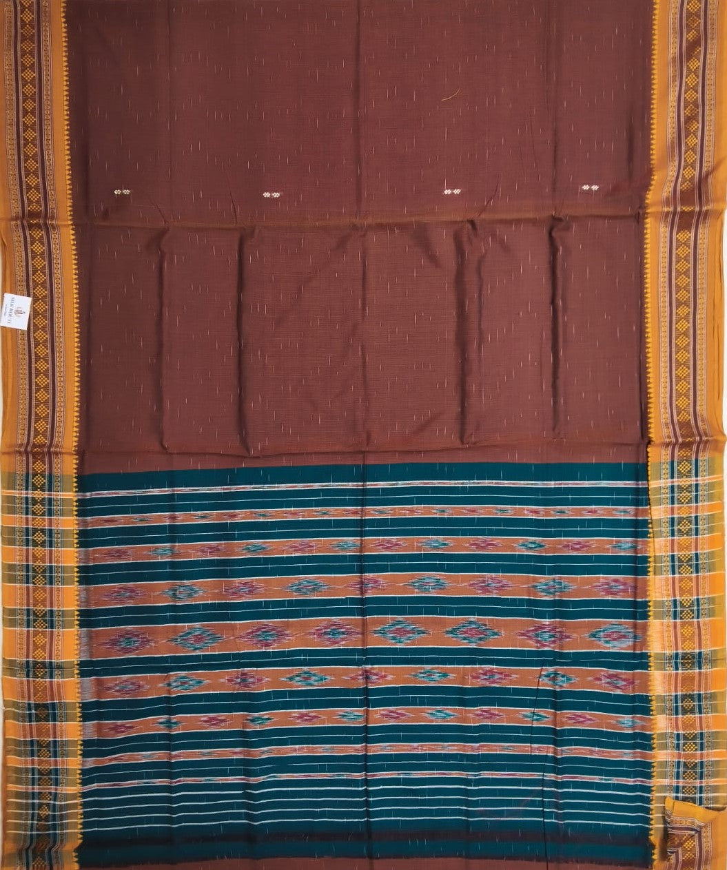 Odisha nuapatna maniabandha handloom pure cotton jharana saree