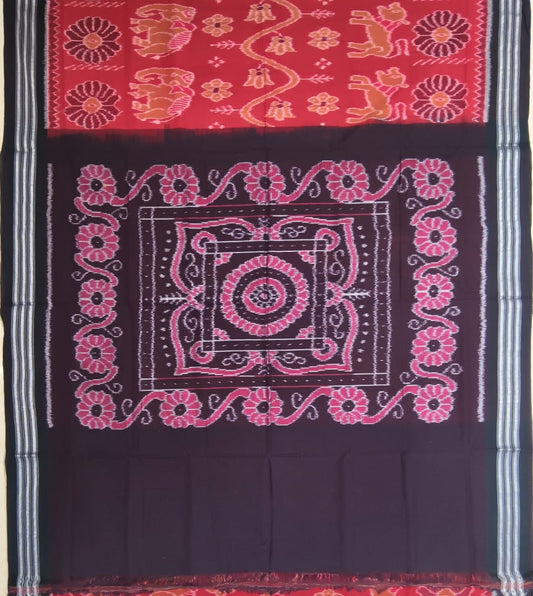 Odisha Handloom Sambalpuri design Pure Cotton Saree for Office Wear