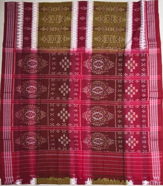 Buy Maniabandha Pure odisha handloom cotton bandha cotton saree for women
