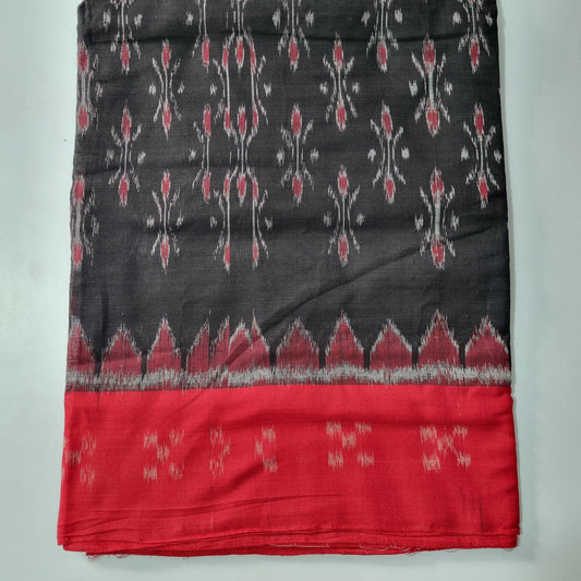 Odisha Handloom Plain design Sambalpuri Ikkat cotton saree